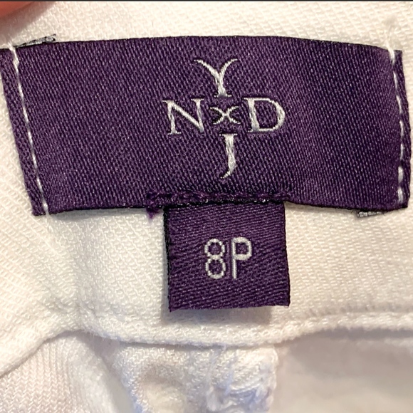 NWT! NYDJ Claire Petite Linen Trouser in White - Picture 3 of 4